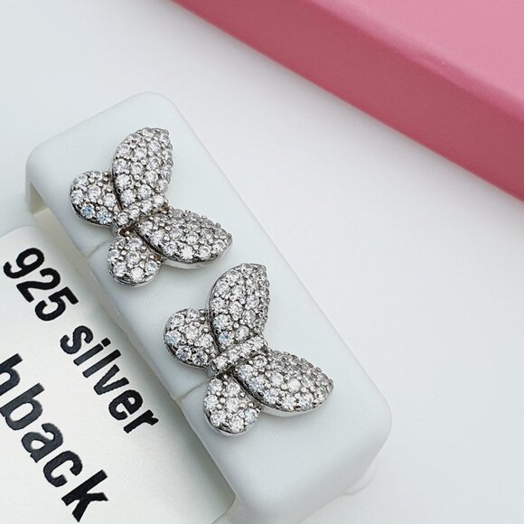 925 Sterling Silver Cubic Zirconia Earrings, U19254524 - Picture 10 of 10